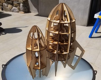 Toy Rockets Laser Cut Design Files (SVG)