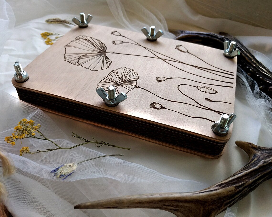 Wooden Flower Press Dried Flower Tools Making Dry Leaves Etsy UK