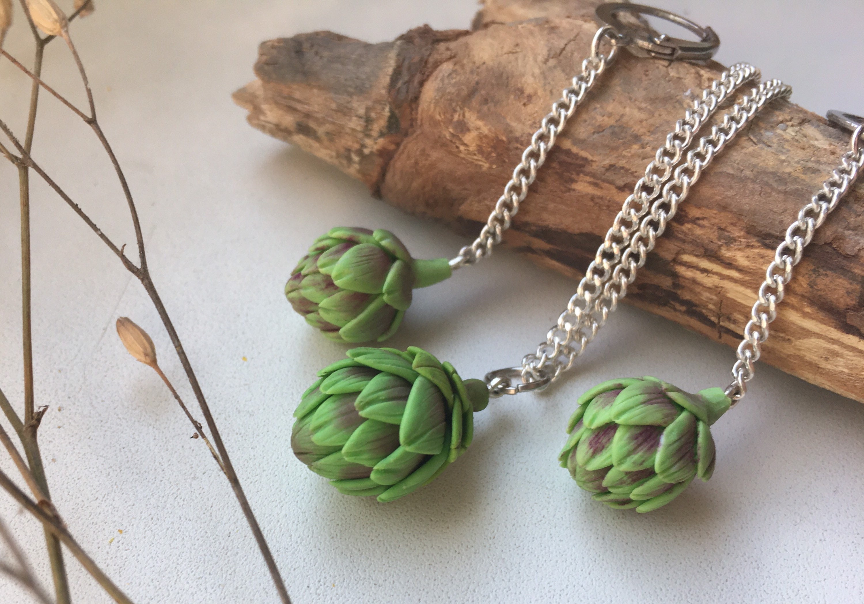 Artichoke バッグチャーム Artichoke Bag Charm - Etsy