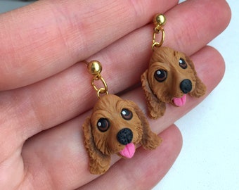 YAYAKO Cute Cavalier King Charles Spaniel Dangle Earrings – Acrylic Puppy Dog Charm Jewelry For Pet Lovers - View #10