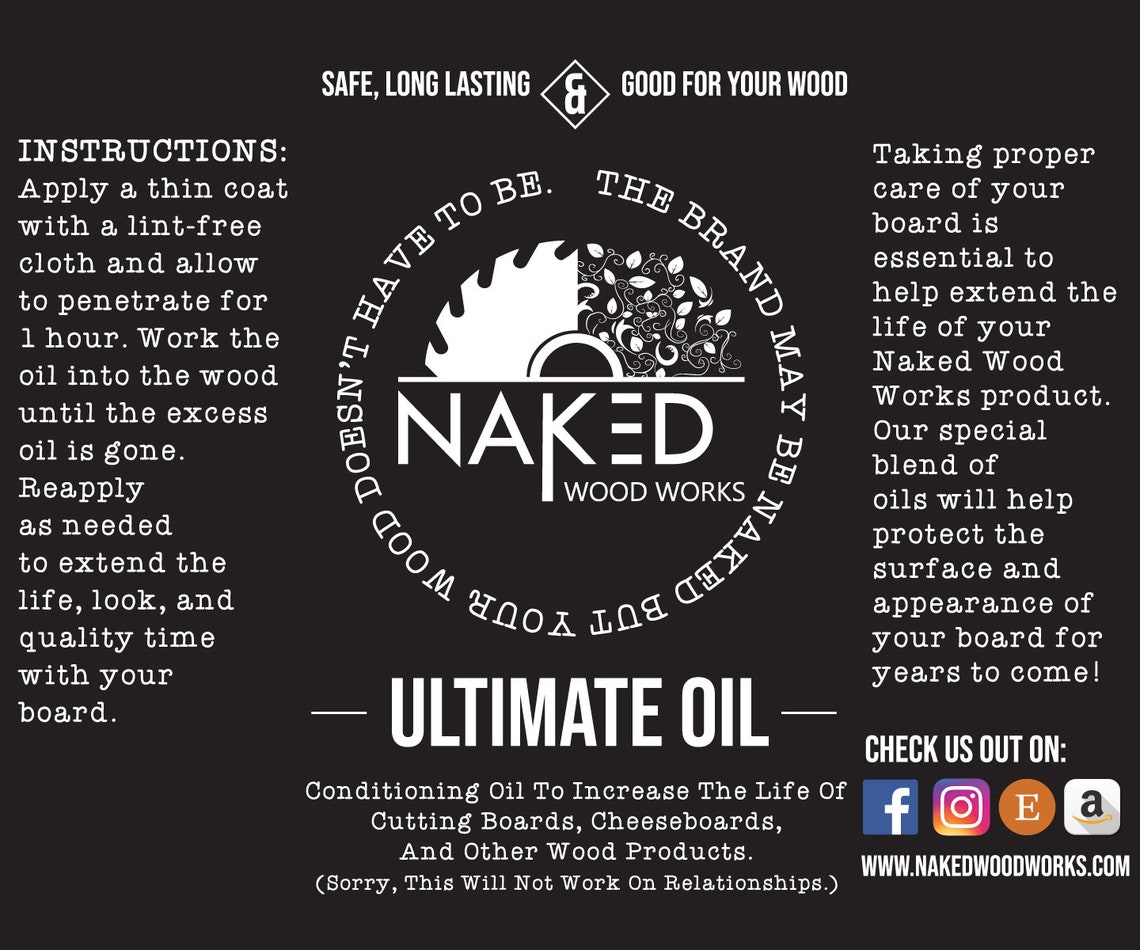 Conditioning Cutting Board Oil Food Safe Oil Mixture Wood Etsy