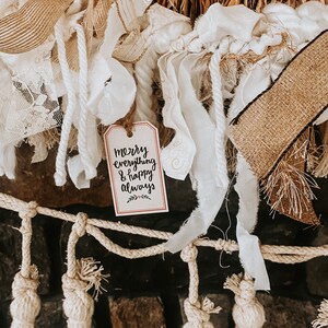 Ribbon Christmas Garland