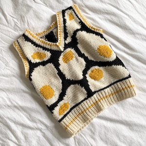 Eggcellent Vest Digital Knitting Pattern XS - XXXL (ENGLISH)