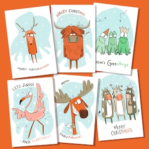 Weihnachtskarte, lustige Karte, Weihnachten, Geschenk