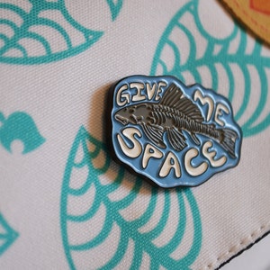 Give Me Space Pleco Specialty Pet Care Soft Enamel Pin