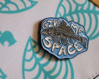 Give Me Space Pleco Specialty Pet Care Soft Enamel Pin