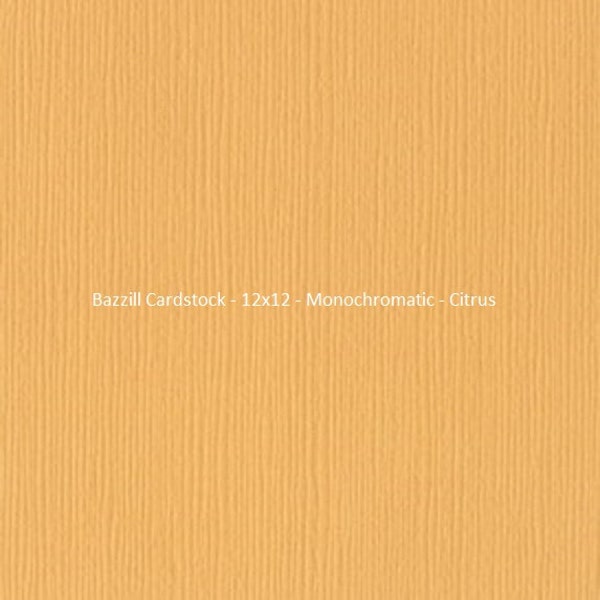 Bazzill Cardstock - 12x12 - Monochromatic - Oranges