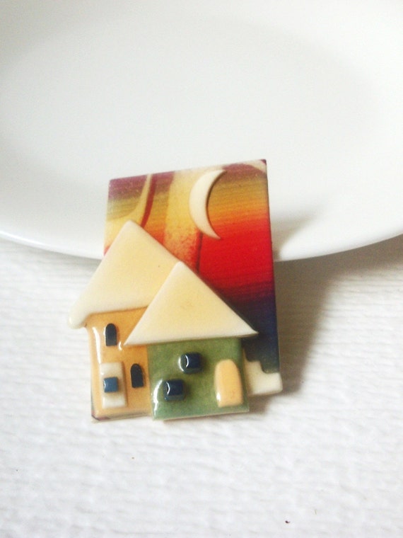 Lucinda Vintage House Pins Over The Rainbow Lucin… - image 1
