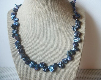 Australian Paua Shell Vintage Necklace 41520