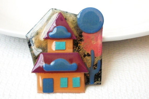 Pretty Lucinda House Pins, Big Blue Sun, Designs … - image 1