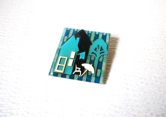 Pretty Vintage Lucinda House Pins Charming Cottag… - image 2