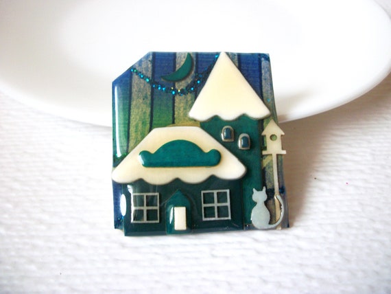 Pretty Vintage Designs By Lucinda Teal House Cat … - image 3