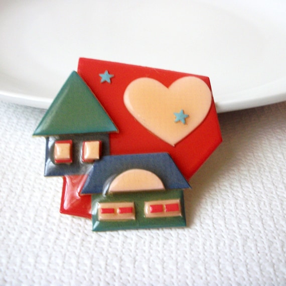 Pretty Lucinda House Pins Heart Love By Lucinda P… - image 1