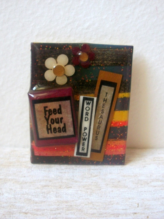 Pretty Vintage Jewelry Lucinda Book Pins Glitter F