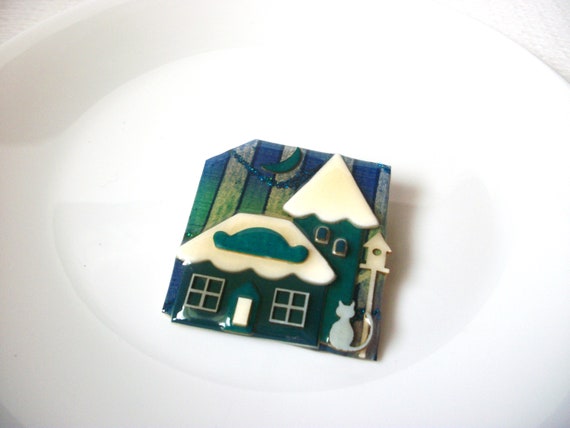 Pretty Vintage Designs By Lucinda Teal House Cat … - image 5