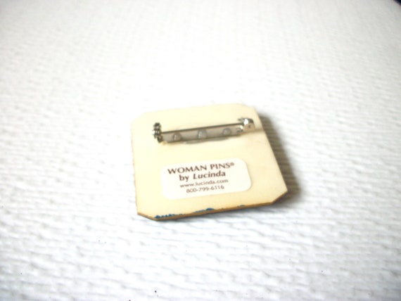 Pretty RARE Vintage Lucinda Pins Woman Pins By Lu… - image 3