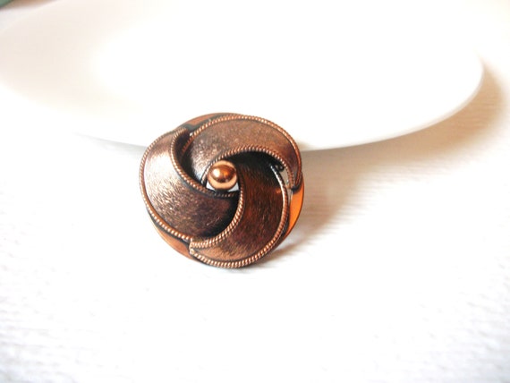 Vintage Copper Brooch Pin 110420 - image 3