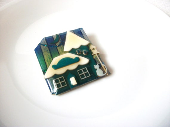 Pretty Vintage Designs By Lucinda Teal House Cat … - image 4