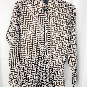 Vintage ~ Men&#39;s ~ Women&#39;s ~ Shirt ~ Nowline  Label ~ Long Collar ~ Must See!!!