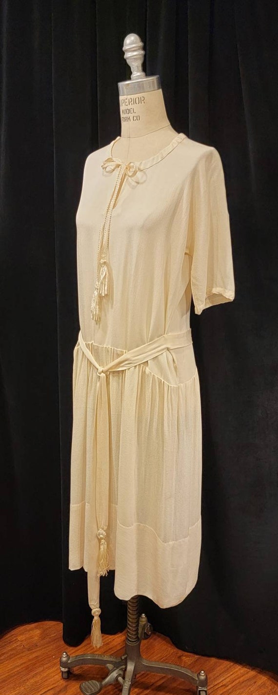 Vintage ~ Womens ~ Incredible ~ Creamy White ~ 19… - image 1