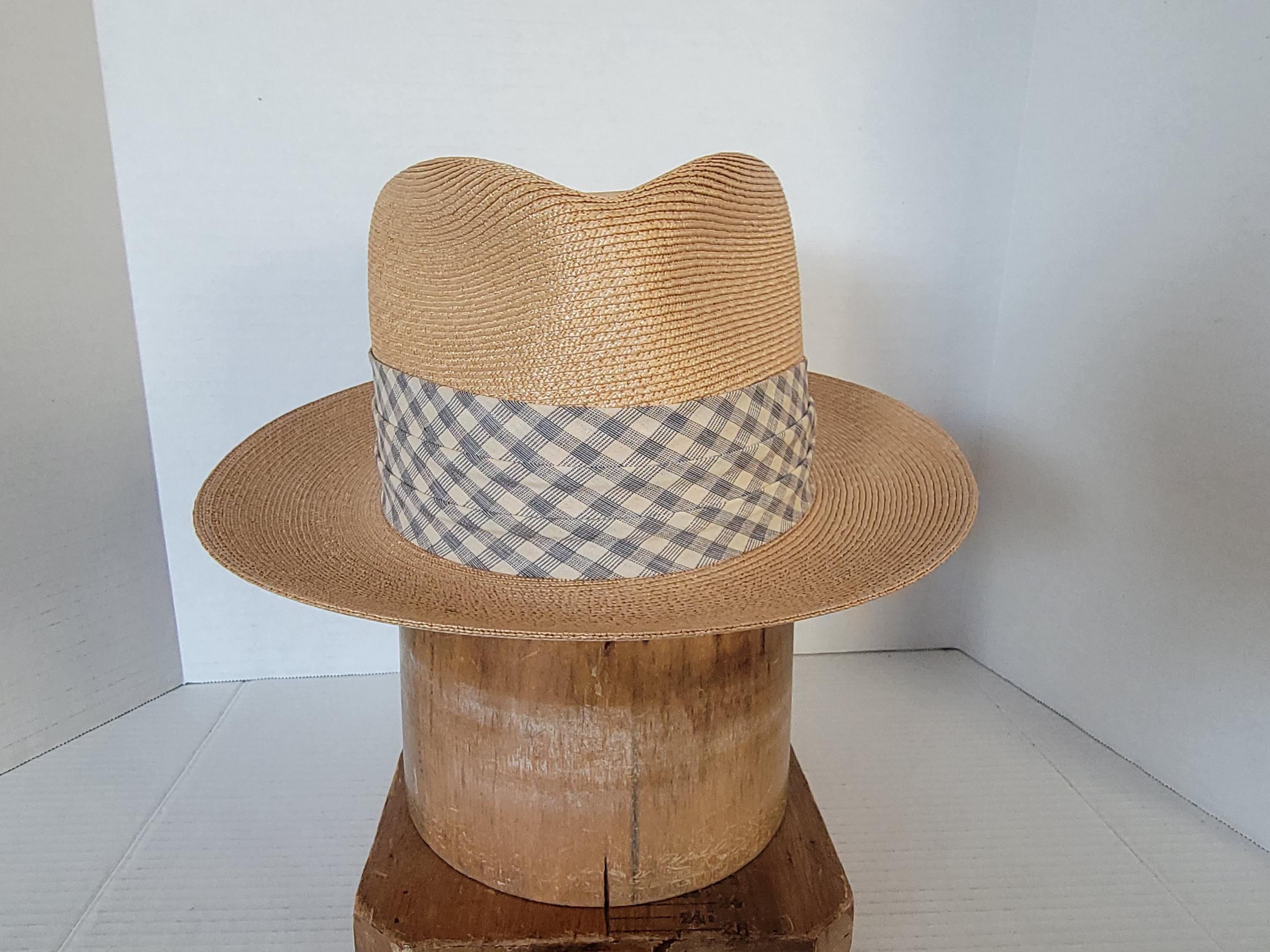 Vintage ~ Men's ~ Cavanaugh ~ Geniune ~ Milan ~ Straw
