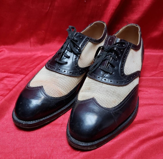 1940's-1950's ~ Mens ~ Vintage ~ Mesh & Leather ~… - image 9