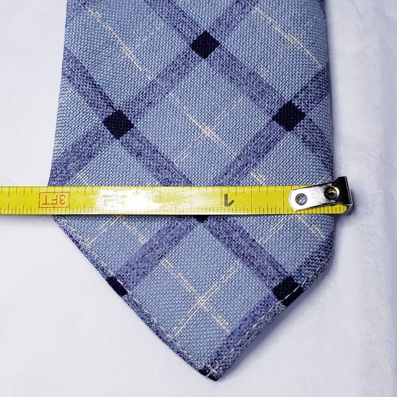 Mens ~ Vintage ~ NOS 4 Fold ~ Palm Beach ~ No Lining ~ Baby Blue ~ Tie ~ by ~ Beau Brummell ~ Goodall Sanford ~ Summer ~L@@k!!!