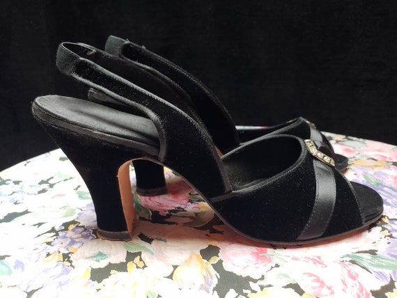 Vintage Ladies Shoes Deadstock ~ 1940-50's ~ Heels