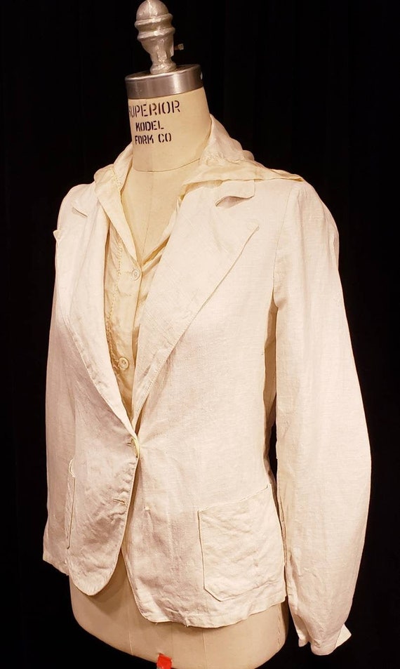 Vintage ~ 1920's ~ 1930's ~ Linen ~ Women's ~ Suit