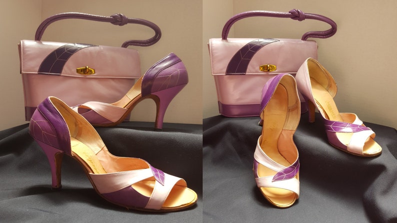 heels with matching purse