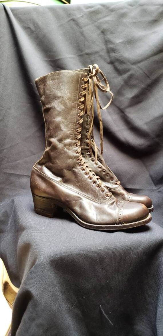 Brown ~ Mens ~ Womens ~ Leather ~ High Top ~ Boots