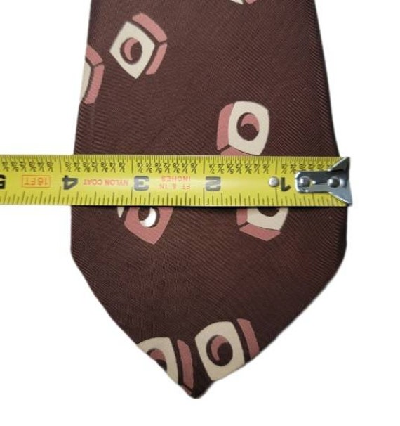 Vintage ~ Mens ~ Necktie ~ 1940s ~ Art ~ Deco ~ D… - image 8