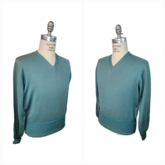 Vintage ~ Men's ~ Albion Knitting Mills ~ Sweater… - image 1