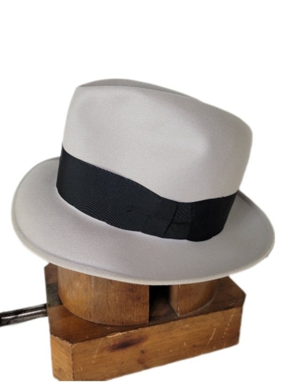 Mens ~ Vintage ~ Fedora  ~ Knox Premier ~ Tall ~ C