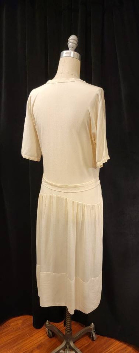 Vintage ~ Womens ~ Incredible ~ Creamy White ~ 19… - image 2