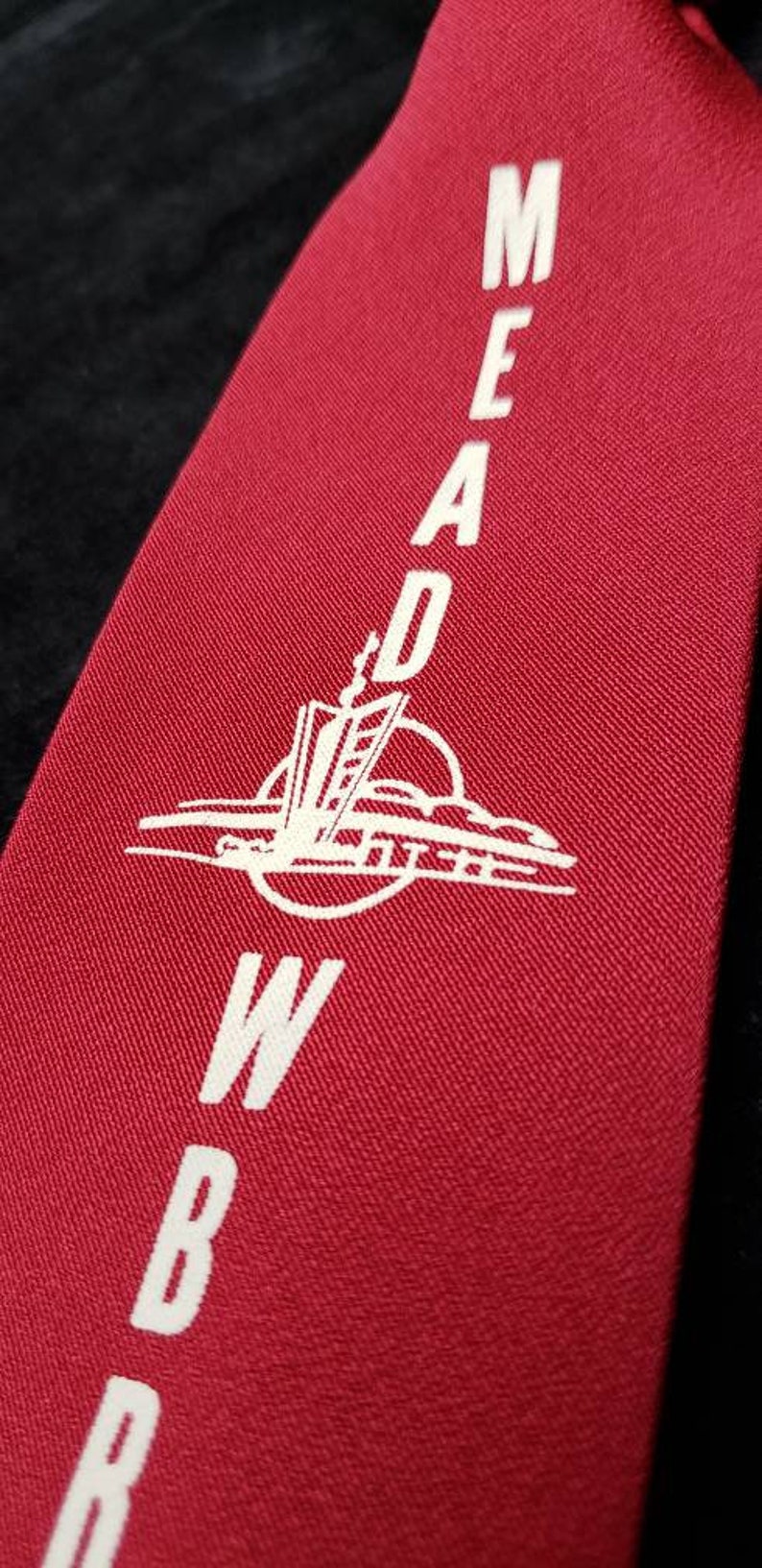 Car Dealership ~ 1950/'s ~ Wide ~ Advertising ~ Tie ~ Meadowbrook ~ Red and White ~ Shopping Center ~ Drive In Restaurant ~ Wow!