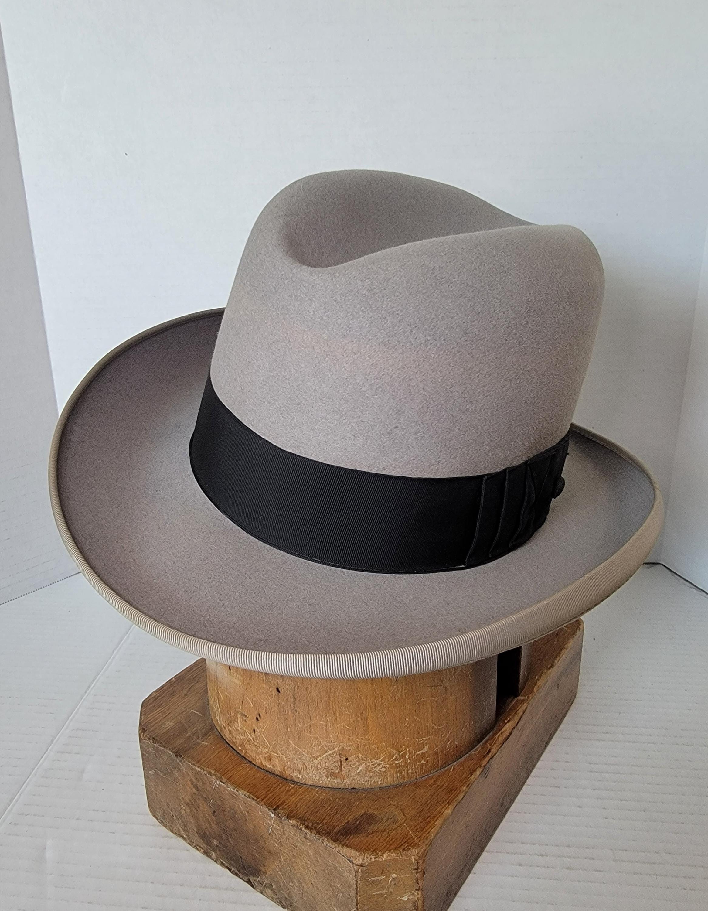 Stetson Homburg Hat - Etsy Stetson Homburg Hat - Etsy