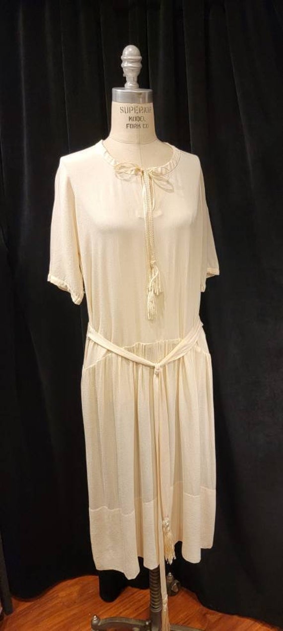 Vintage ~ Womens ~ Incredible ~ Creamy White ~ 19… - image 7