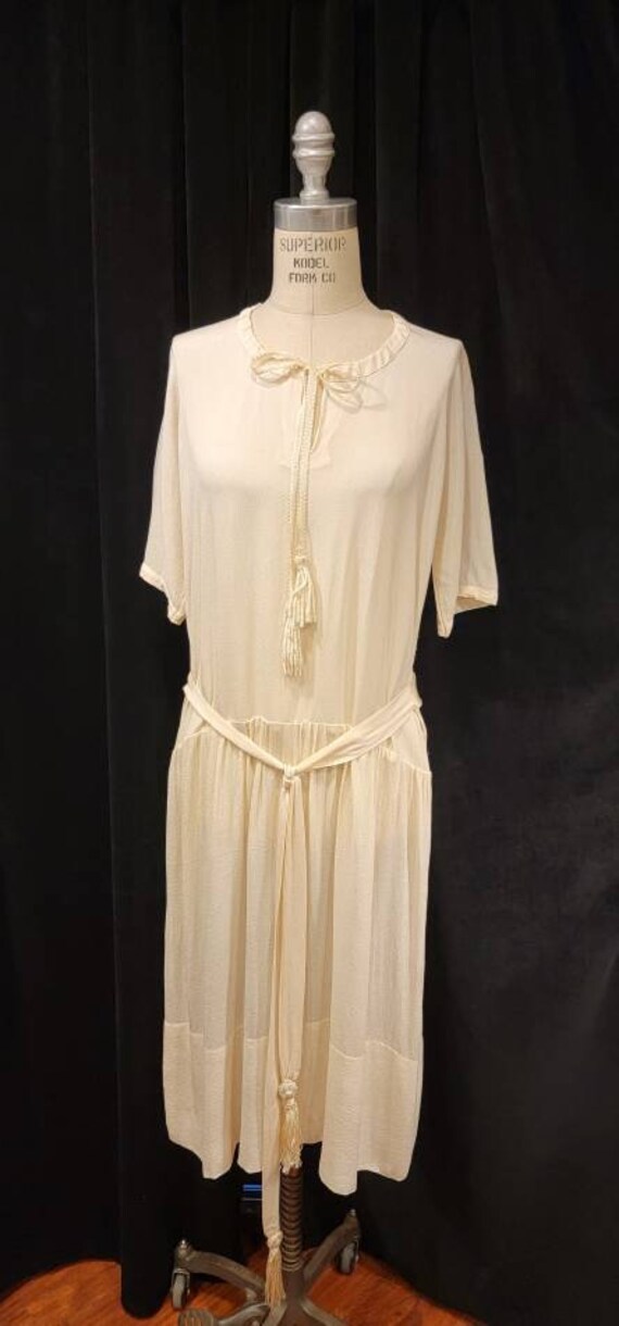 Vintage ~ Womens ~ Incredible ~ Creamy White ~ 19… - image 3