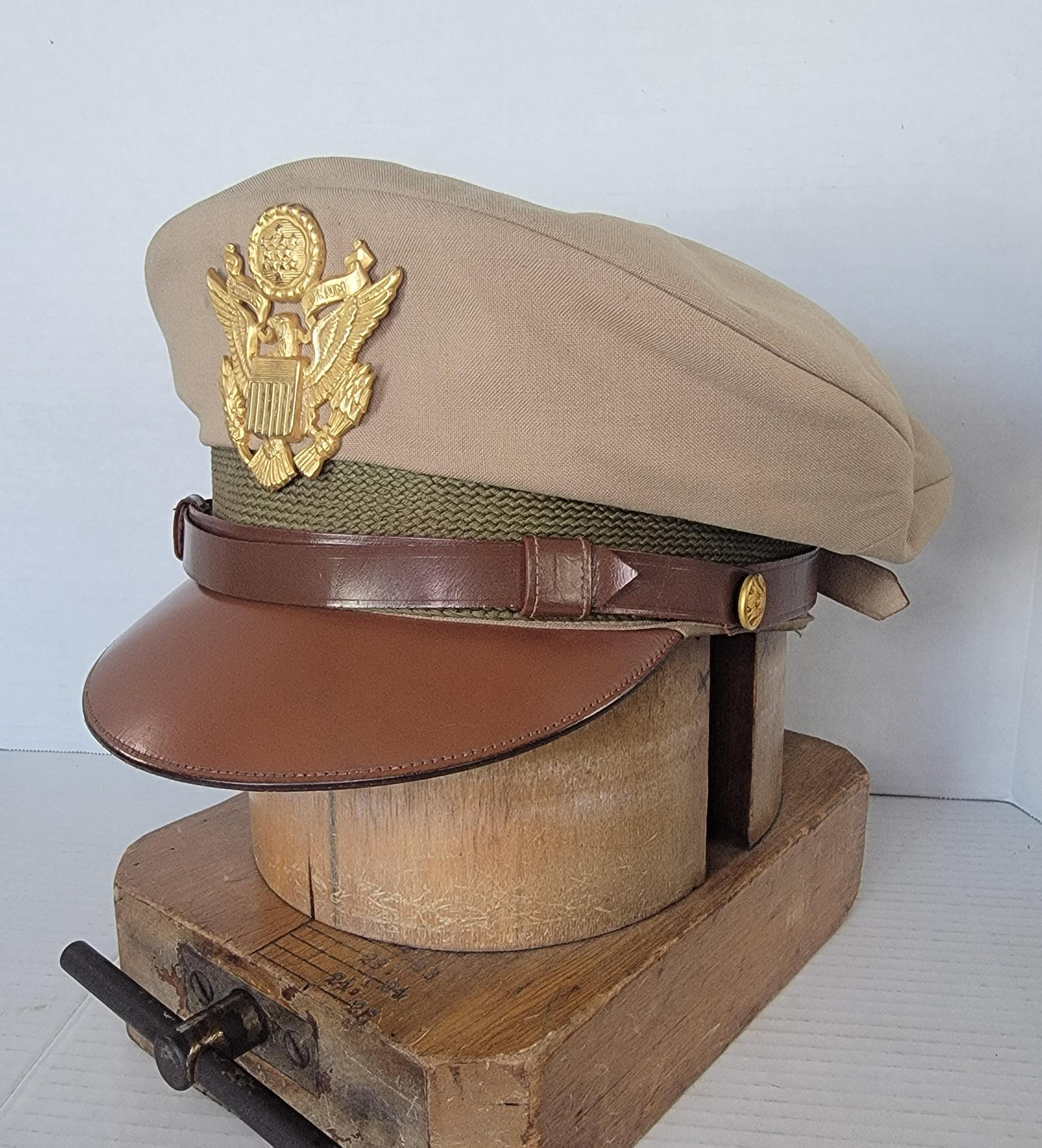 WW2 ~ USAAF ~ Army ~ Officers ~ Crusher ~ Khaki ~ Tropical ~ Dobbs