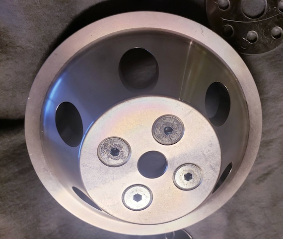 350 chevy hot sale water pump pulley