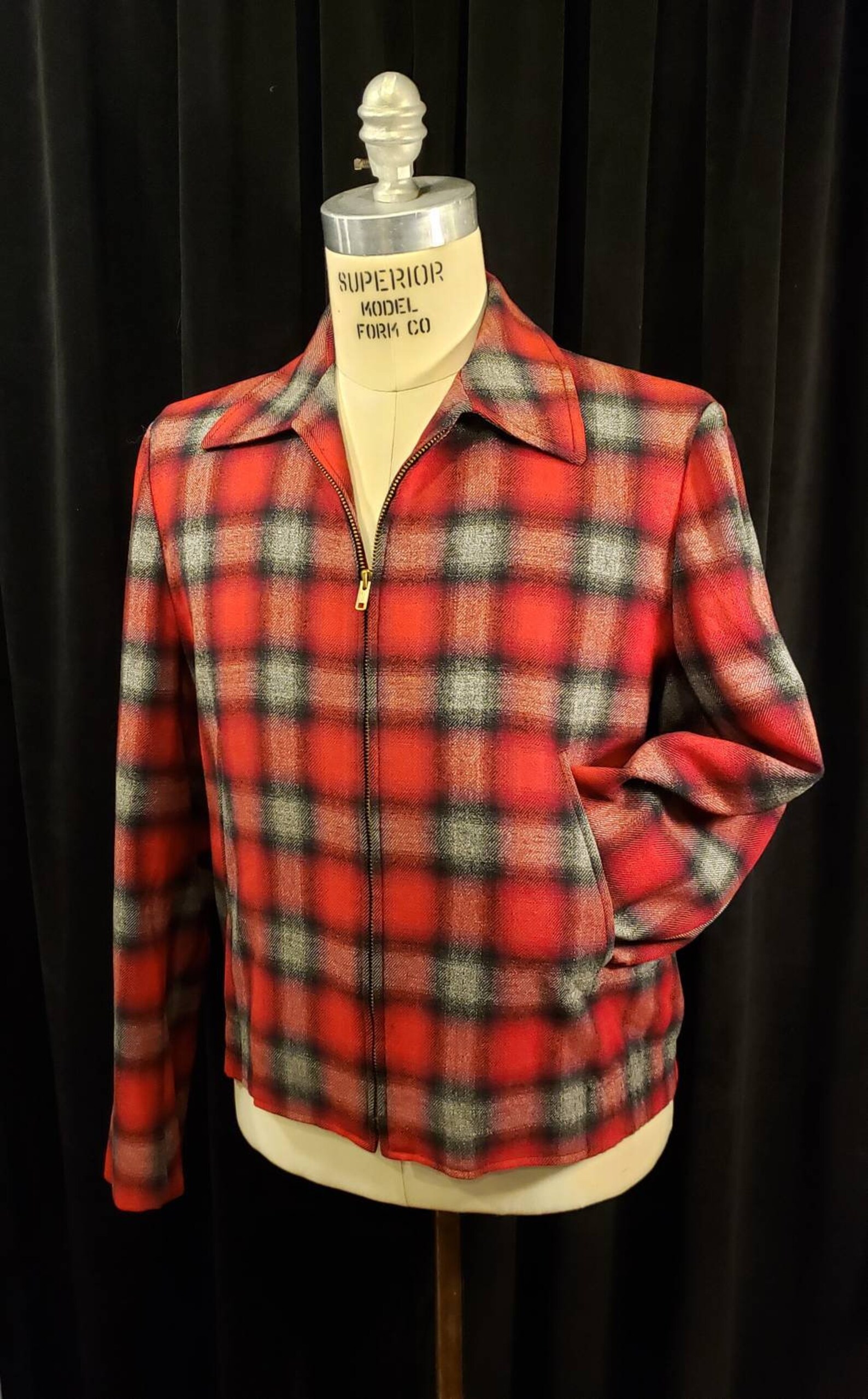 Mens Vintage Pendleton Jacket Original 100 Virgin Etsy