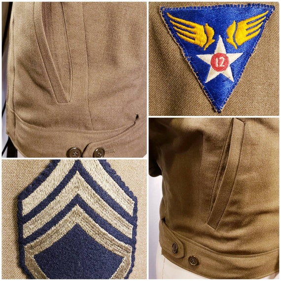 WWII期 Providence Stock Co. US Army Air C WW2 US Army Air Force AMCO Sterling Silver Pin Back Wings