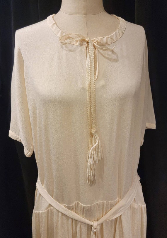 Vintage ~ Womens ~ Incredible ~ Creamy White ~ 19… - image 8