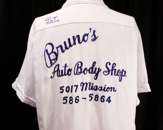 Vintage Rare Bruno's Auto Body San Francisco Excelsior District Women's