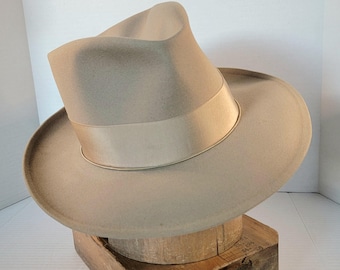 帽子 40s Vintage Borsalino Alex 7 3/8 59cm Borsalino Near-mint 1940s Borsalino Alessandria fedora,7 1/8