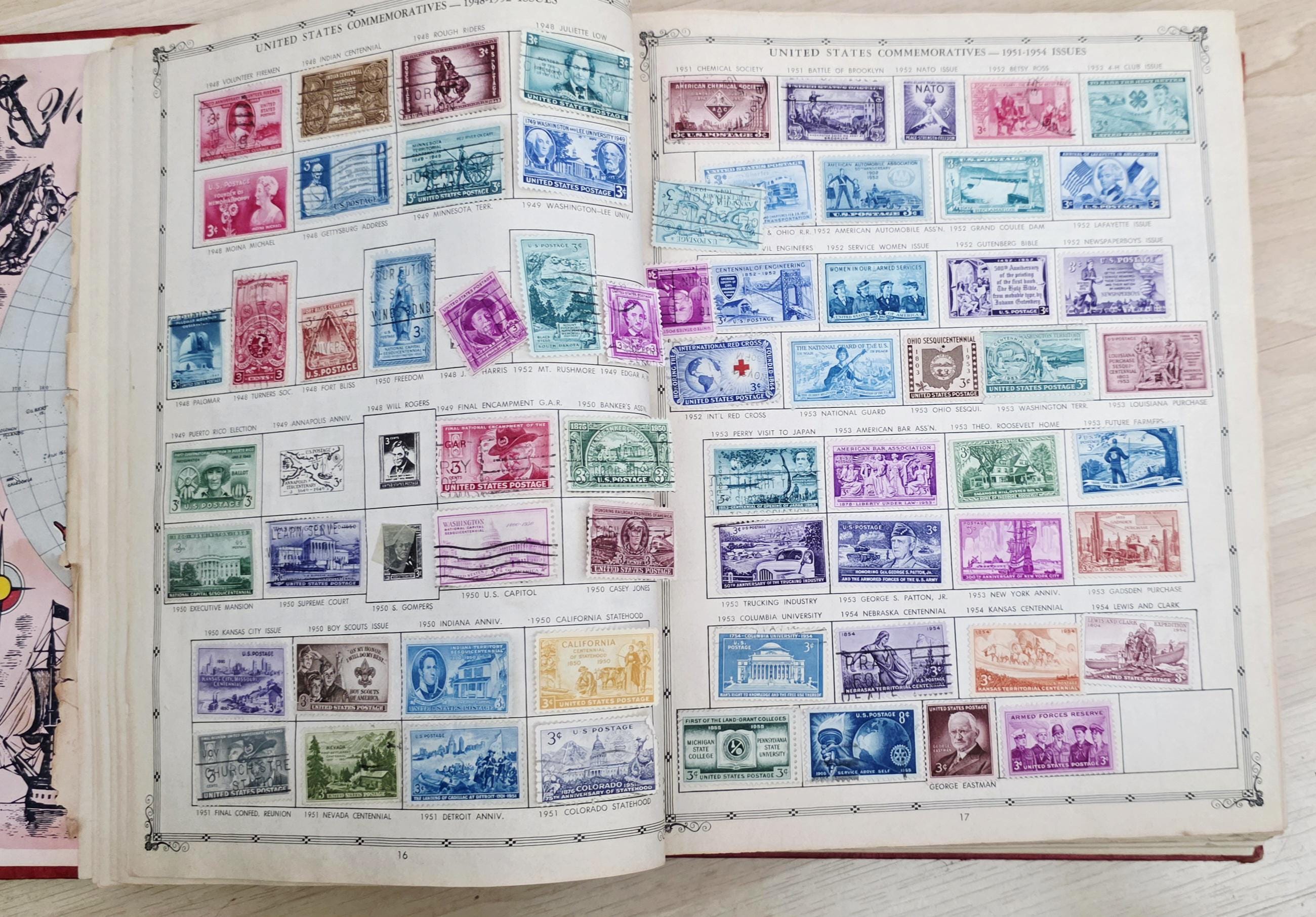コロネット・デラックス世界切手アルバム（1955年）コレクターズブック