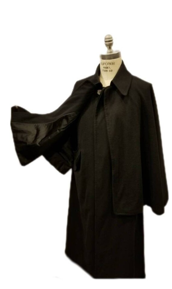 Vintage Mens Inverness Coat Scotland Yard Overcoat Great Quality