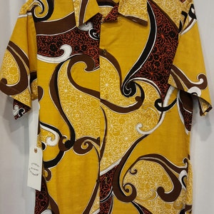 Great Hawaiian Shirt with Beautiful Bold Colors....Made in Honolulu