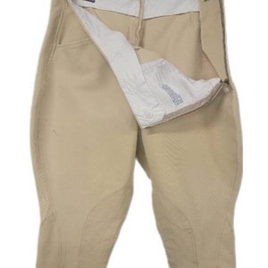 Vintage ~ Women&#39;s ~ Buttercream ~  Jodhpurs ~ Pants ~ Side Zipper ~ @@!!!